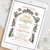 Invitation 50e anniversaire du Mariage d'or