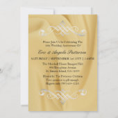 Invitation 50e anniversaire du Mariage d'or Photo (Dos)