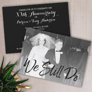 Invitation 50e anniversaire du Mariage et photo - Nous le fai