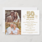 Invitation 50e anniversaire du Mariage - Forever 50e photo (Devant)