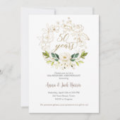 Invitation 50e anniversaire du mariage Invitation, verdure (Devant)