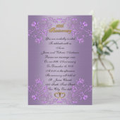 Invitation 50e anniversaire du Mariage vow renouvellement Lav (Debout devant)