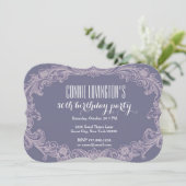 Invitation 50e anniversaire du Modèle Purple Vintage V50D (Debout devant)