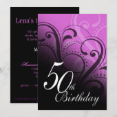 Invitation 50e anniversaire du Swirl (Devant / Derrière)