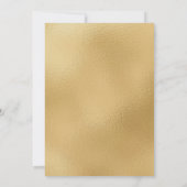 Invitation 50e anniversaire élégant (Dos)