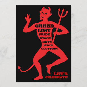 Invitation 50e anniversaire - Enfer d'une fête