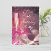 Invitation 50e anniversaire Fête Rose (Debout devant)