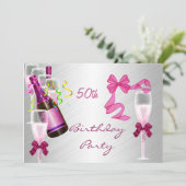 Invitation 50e anniversaire Fête Rose (Debout devant)