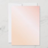 Invitation 50e anniversaire flores bordeaux rose or géométriq (Dos)