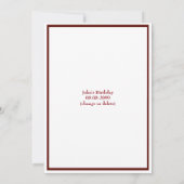 Invitation 50e, Anniversaire Homme Casino, Jeux d'argent, Las (Dos)