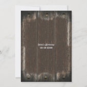 Invitation 50e, Anniversaire homme de fête, n'importe quel âg (Dos)