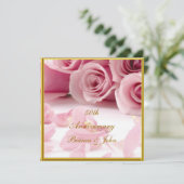 Invitation 50e anniversaire le plus populaire et le plus élég (Debout devant)