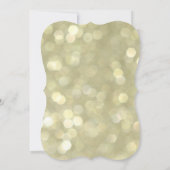 Invitation 50e anniversaire Mariage Champagne Bubbles Invitat (Dos)