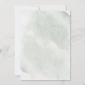 Invitation 50e anniversaire Mariage de verdure (Dos)