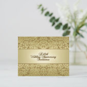 Invitation 50e anniversaire Mariage d'or (Debout devant)