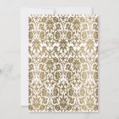 Invitation 50e anniversaire 💑 Mariage d'or 2 | Texte do-it-y (Dos)