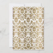 Invitation 50e anniversaire 💑 Mariage d'or 2 | Texte do-it-y (Dos)