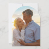 Invitation 50e anniversaire mariage d'or coeur (Dos)