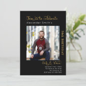 Invitation 50e anniversaire Noir (Debout devant)