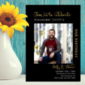 Invitation 50e anniversaire Noir