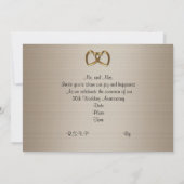 Invitation 50e anniversaire or (Dos)