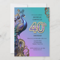 50e anniversaire, paon
