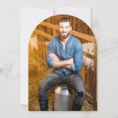 Invitation 50e anniversaire Photo Boots Casquettes Cowboy (Dos)