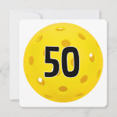 Invitation 50e anniversaire Pickleball Party (Devant)
