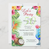 Invitation 50e anniversaire Soirée dînatoire et cocktails d'é (Devant)