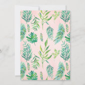 Invitation 50e anniversaire Tropical String Lights Hawaiian (Dos)