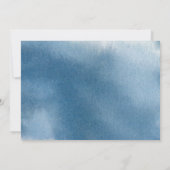 Invitation 50e anniversaire unique de la flore bleue (Dos)