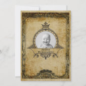Invitation 50e anniversaire Vintage Retro Photo Surprise Part (Dos)