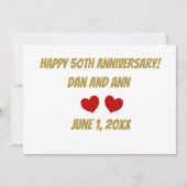 Invitation 50e Anniversary (Devant)