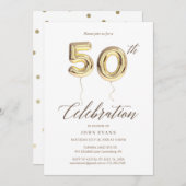 Invitation 50e fête (Devant / Derrière)
