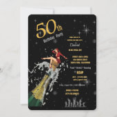 Invitation 50e fête d'anniversaire Pop le Champagne Cork Inv (Devant)