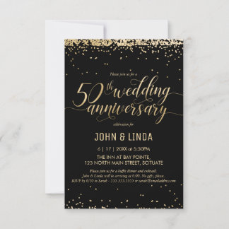 Invitation 50e fête des Mariages d'or