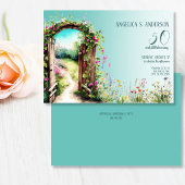 Invitation 50e Jardin Floral Anniversaire