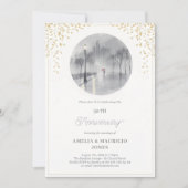 Invitation 50e mariage élégantAnniversaire (Devant)