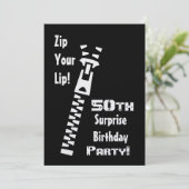 Invitation 50e Modèle d'invitation à la fête d'anniversaire S (Debout devant)