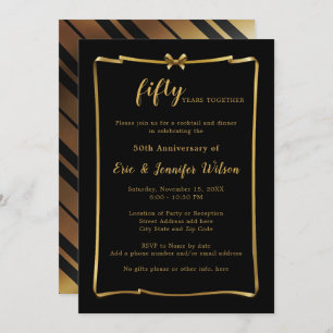 Invitation 50e ou TOUTE ANNÉE Mariage