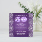 Invitation 50E Parties scintillant d'anniversaire Sparkling P (Debout devant)