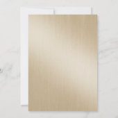 Invitation 50e photo moderne et élégant Anniversaire (Dos)