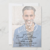 Invitation 50e photo moderne et élégant Anniversaire (Devant)