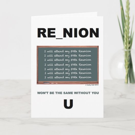 Invitation 50e Réunion (Devant)