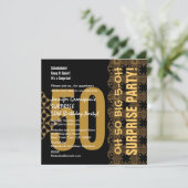 Invitation 50e Surprise Diagonal Gold et Black V02 (Debout devant)