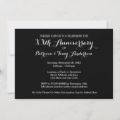 Invitation 50ème anniversaire du Mariage avec photo - Nous le (Dos)