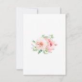 Invitation 50th Birthday Party Feminine Pink Roses Floral (Dos)