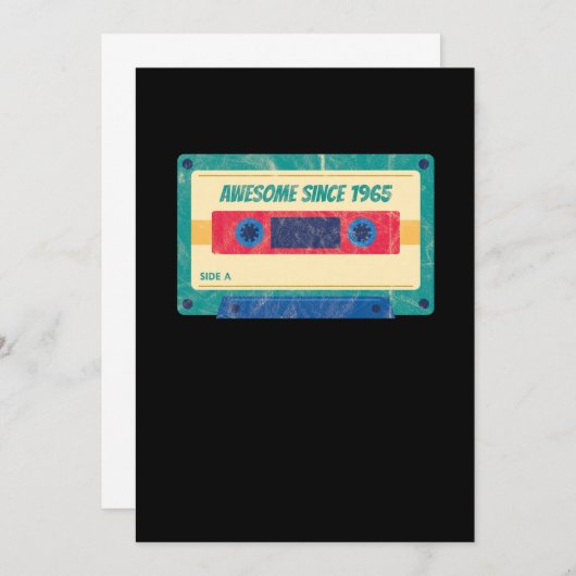 Invitation 55 e anniversaire de la Celebration Gift Awesome S (Devant / Derrière)