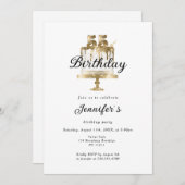 Invitation 55. L'invitation pour l'anniversaire (Devant / Derrière)