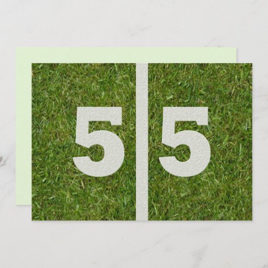 Invitation 55e anniversaire ! (Devant / Derrière)